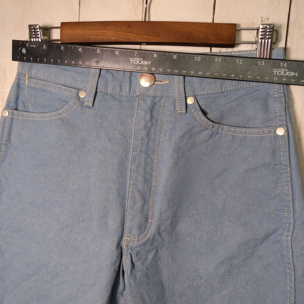 Wrangler Blue Bell Jeans High Rise Straight Leg 7x32 Western Cowgirl Rodeo - Picture 7 of 9